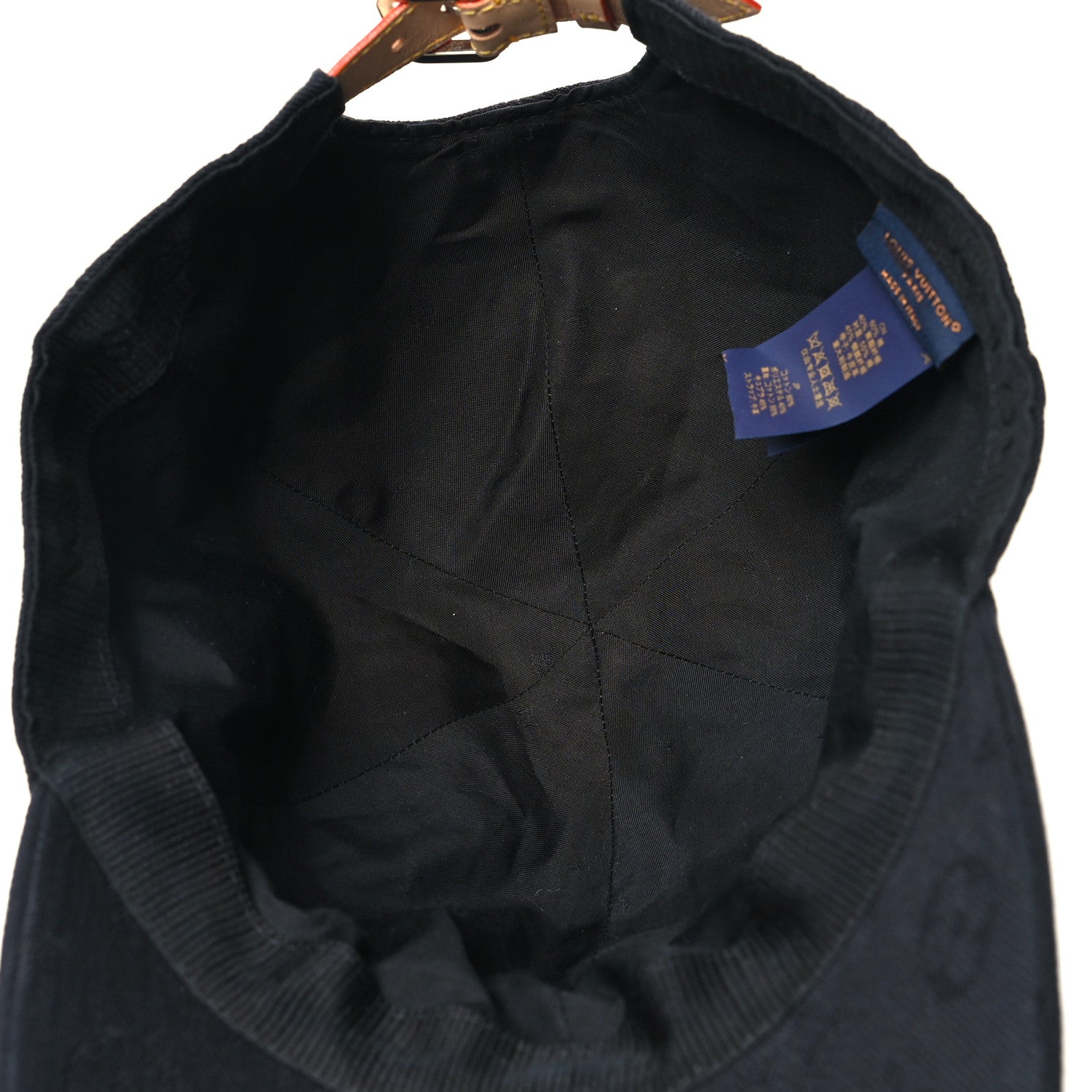 Louis Vuitton Monogram Jacquard Essential Cap 60 Black 6 of 7
