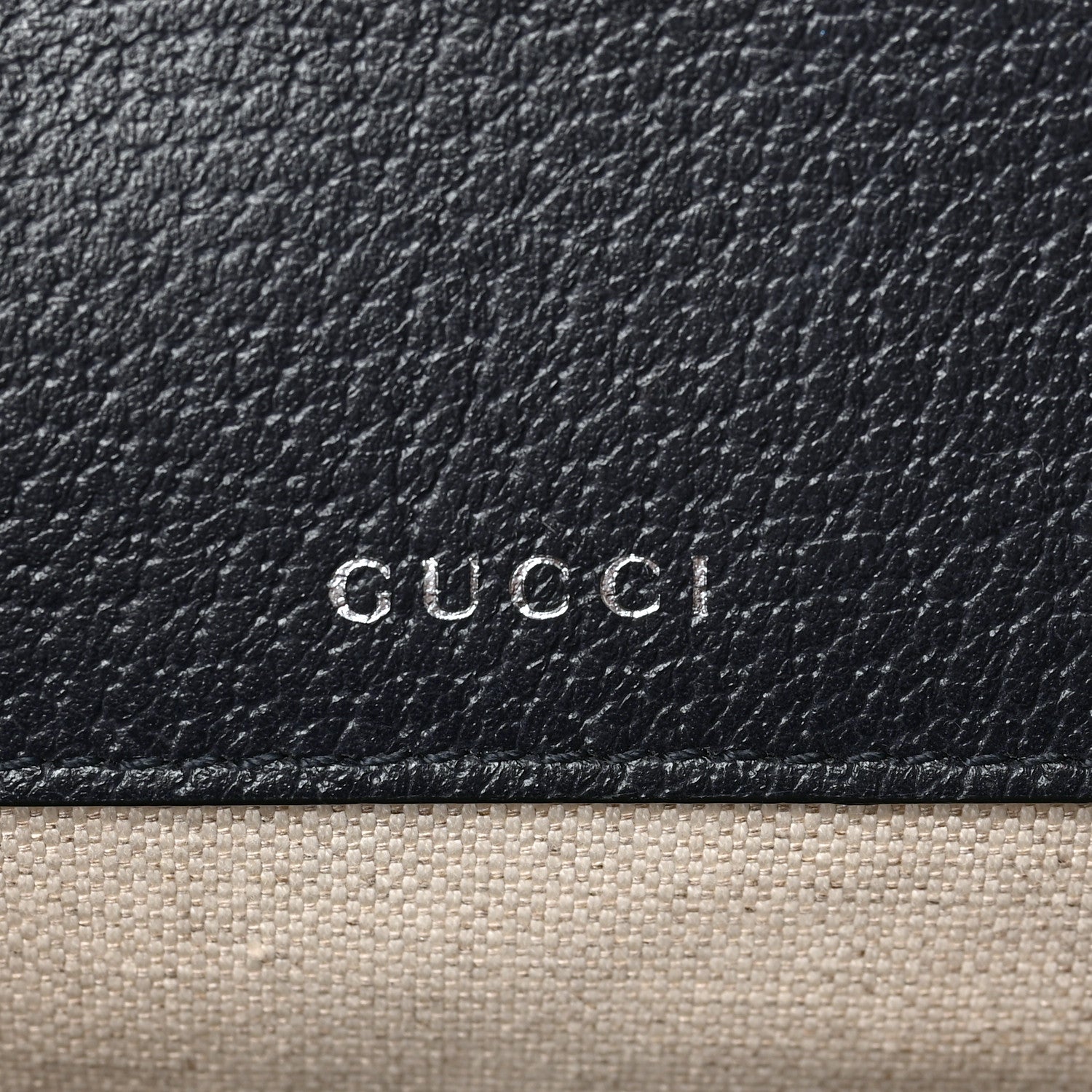 Gucci GG Supreme Monogram Textured Dollar Calfskin Web Mini Horsebit 1955 Shoulder Bag Beige Blue 6 of 10