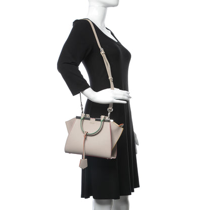 Fendi Vitello Dolce Mini 3Jours Tote Grigio Polvere 2 of 14