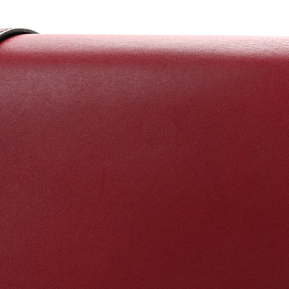 Celine Smooth Calfskin Medium Tri-Color Trapeze Rust Burgundy Red 10 of 10