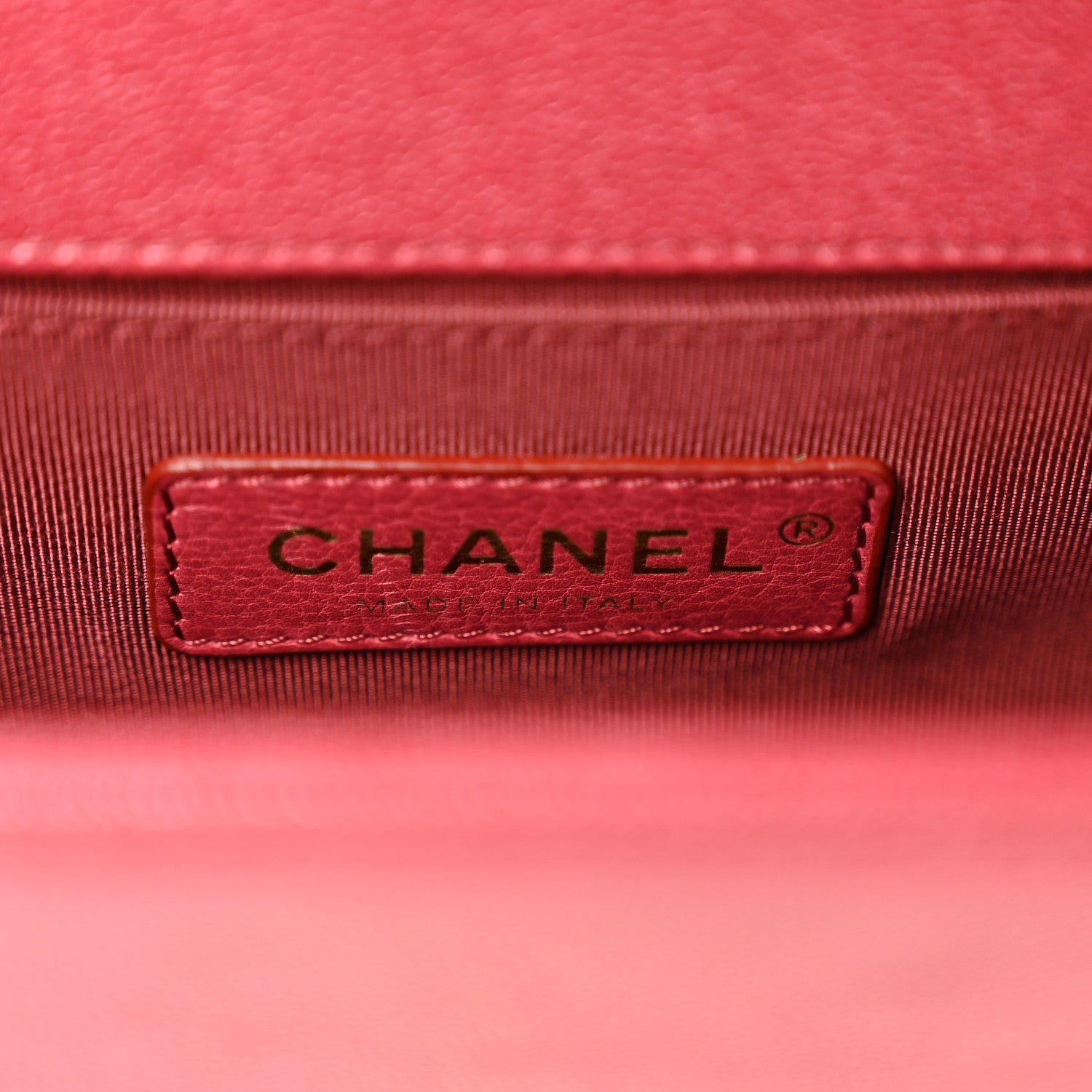 Chanel Caviar Quilted Small Boy Flap Fuchsia 6 of 10