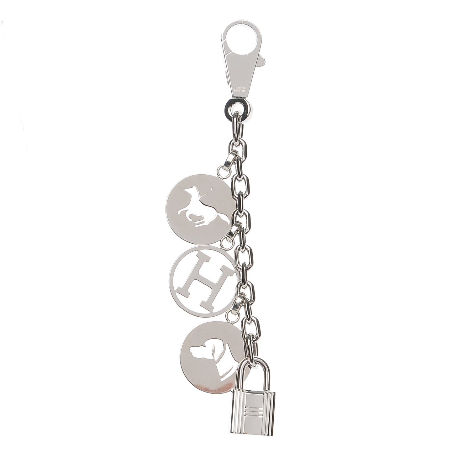 Palladium Breloque Bag Charm Silver