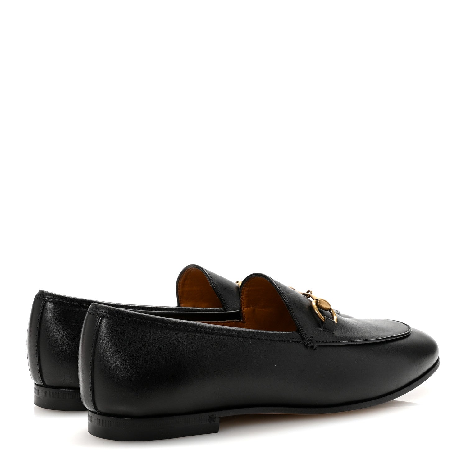 Gucci Calfskin Womens Jordaan Loafers 36.5 Black 5 of 10