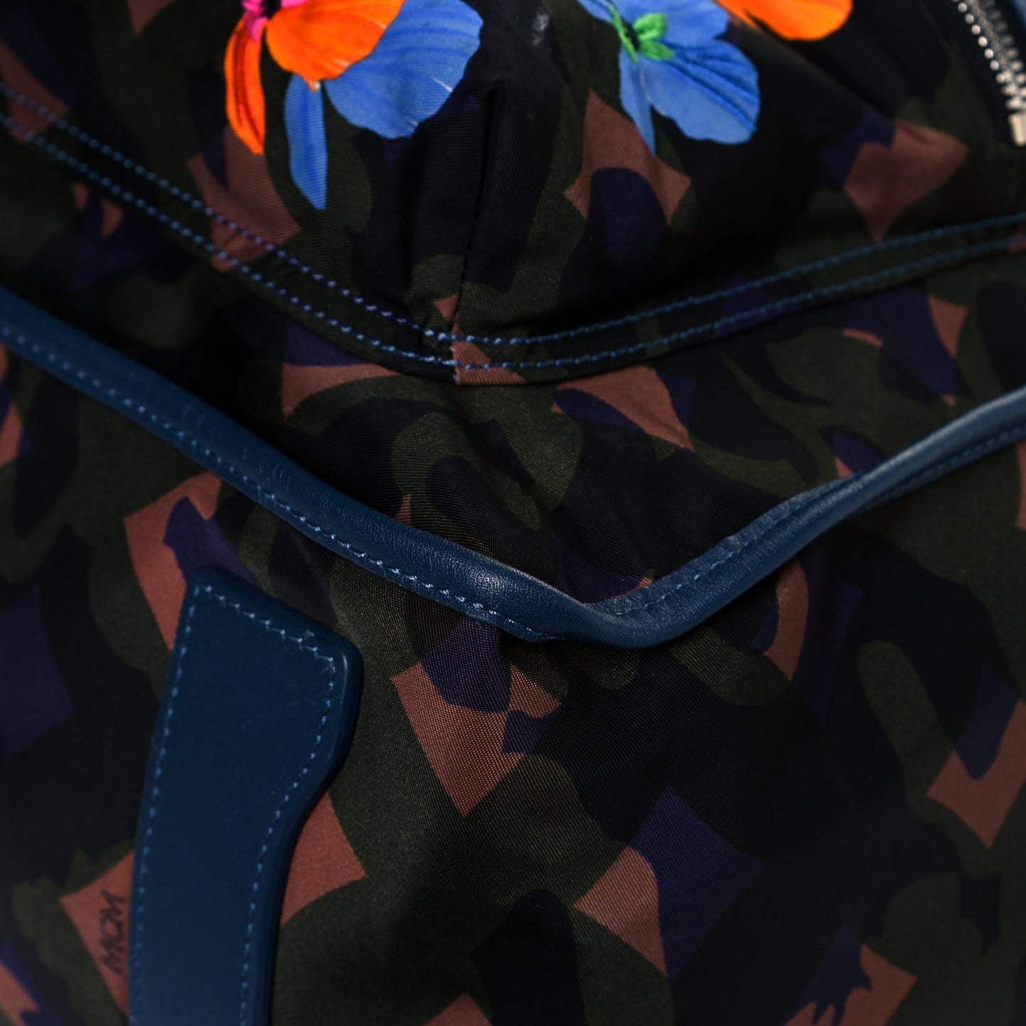 Nylon Floral Camo Dieter Backpack Loden Green