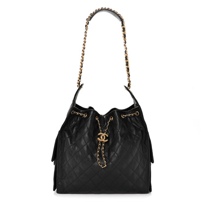 Chanel Caviar Quilted Medium Chanel 25 Handbag Black 1 of 12