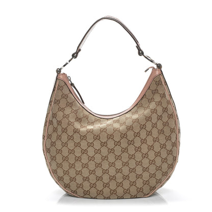 Gucci Monogram Medium GG Twins Hobo Pink 1 of 8