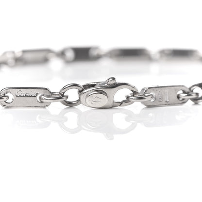 Cartier 18K White Gold 3.5mm Fidelity Link Bracelet 6 of 6