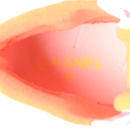 Chanel Calfskin Mens Logo High Top Sneakers 44 White Multicolor 7 of 9
