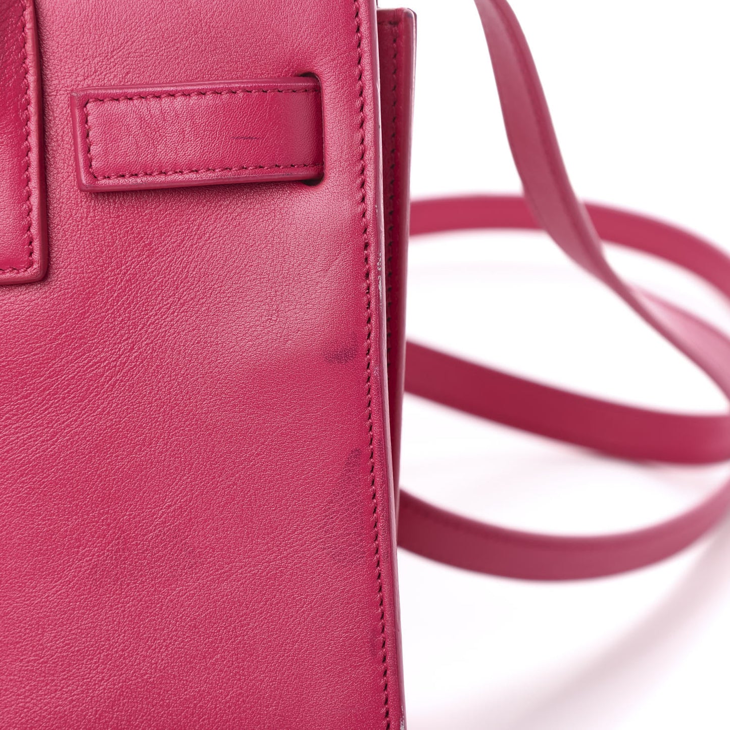 Calfskin Nano Sac De Jour Bubblegum