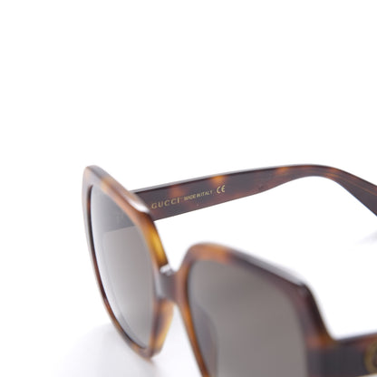 Gucci Acetate Square Frame GG0096S Sunglasses Tortoise 6 of 6