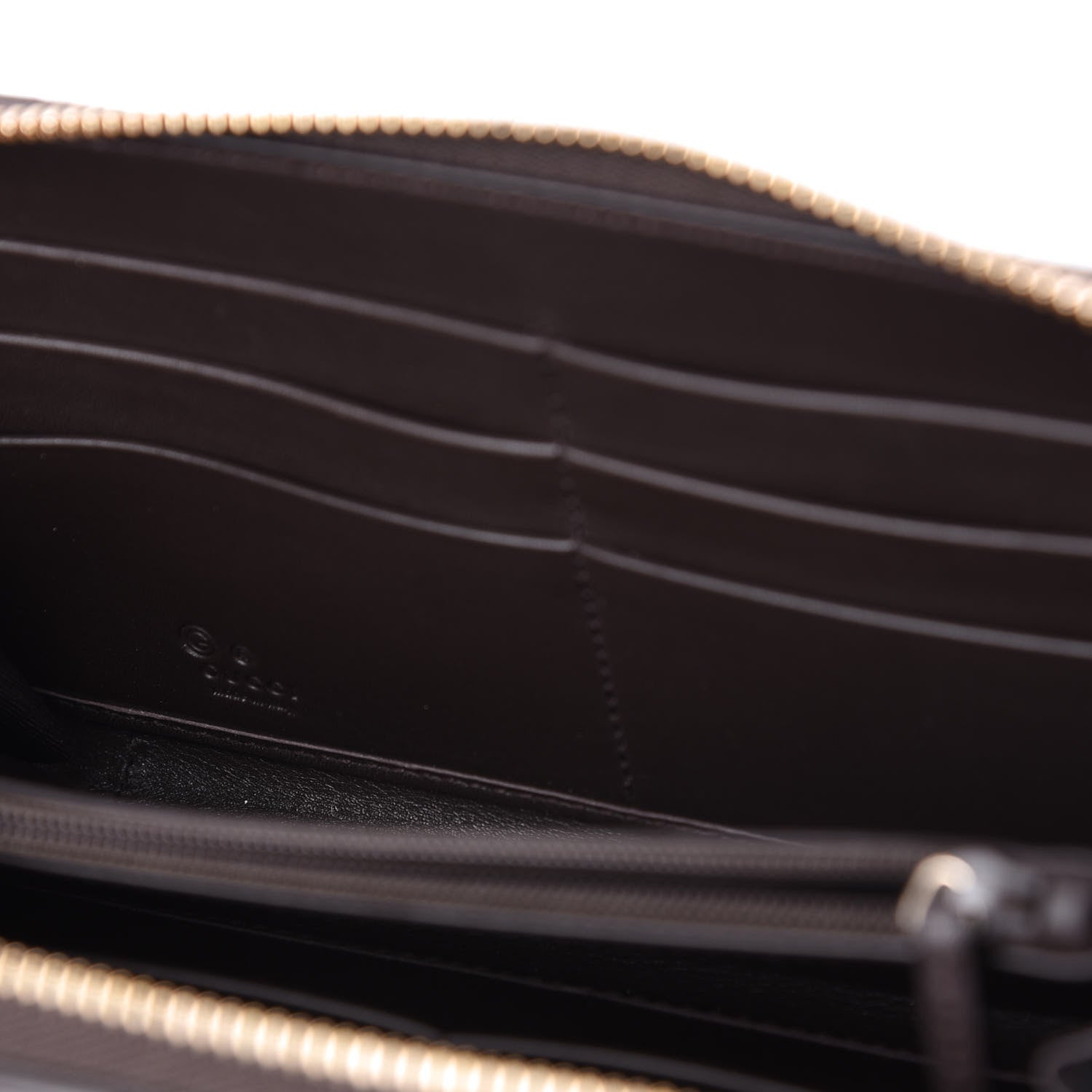 Gucci Microguccissima Zip Around Wallet Black 6 of 11