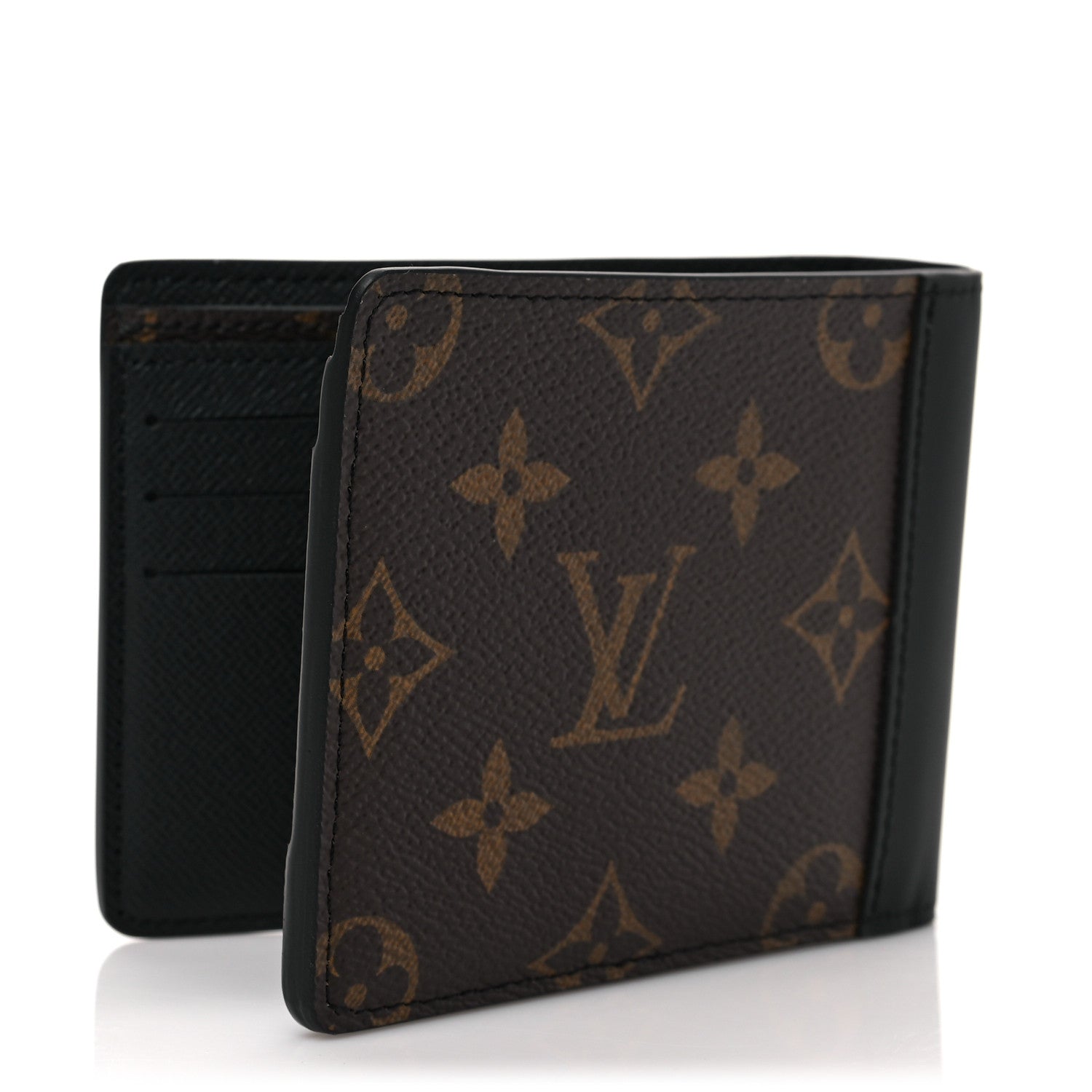 Louis Vuitton Monogram Macassar Multiple Wallet 3 of 6
