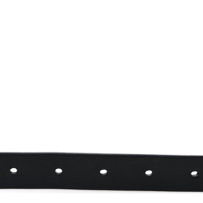 Louis Vuitton Calfskin Saddle Belt 85 34 Black 3 of 6