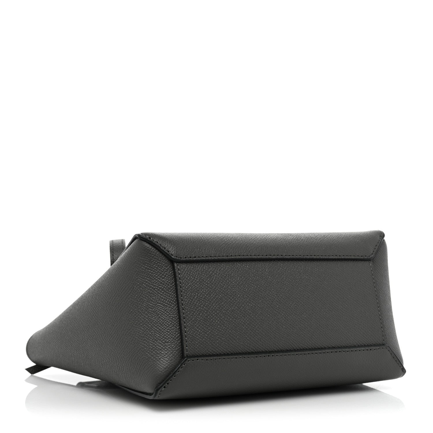 Celine Grained Calfskin Nano Belt Bag Grey 3 of 9