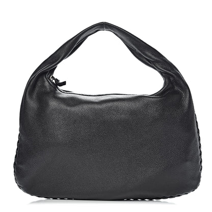 Bottega Veneta Cervo Braided Small Veneta Hobo Black 1 of 9