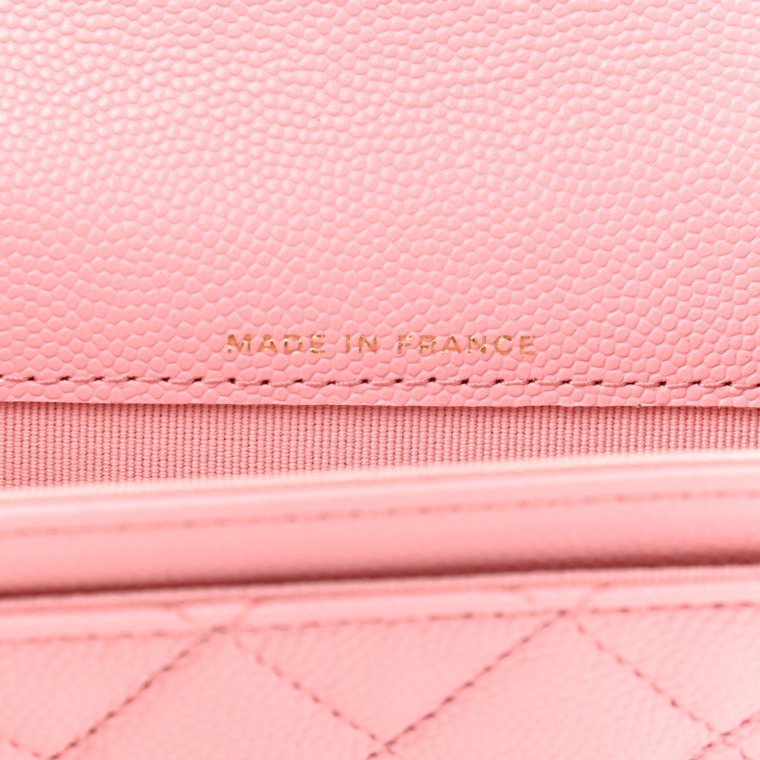 Chanel Caviar Quilted Flap Card Holder Wallet Pink 7 of 9