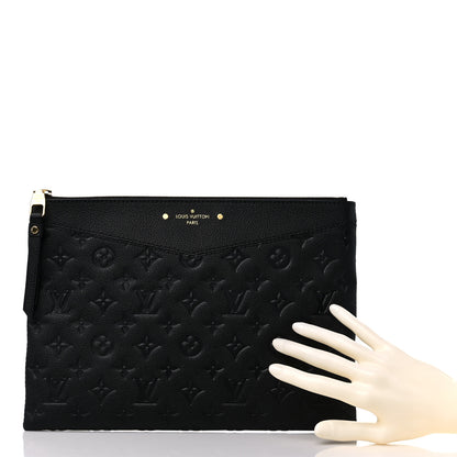 Louis Vuitton Empreinte Daily Pouch Black 2 of 8