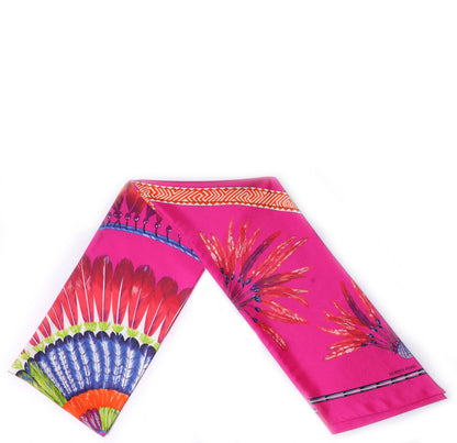 Hermes Silk Brazil Maxi Twilly Fuchsia 1 of 7