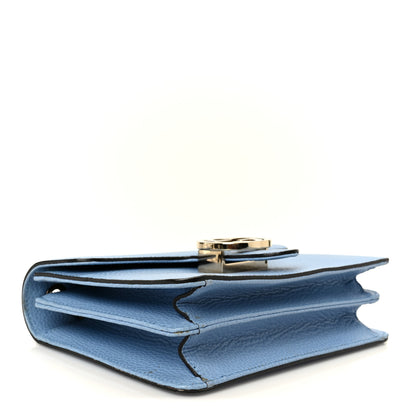 Gucci Dollar Calfskin Small Interlocking G Shoulder Bag Mineral Blue 3 of 10