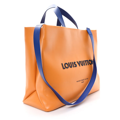 Louis Vuitton Cowhide Shopper Bag MM Safran 3 of 10