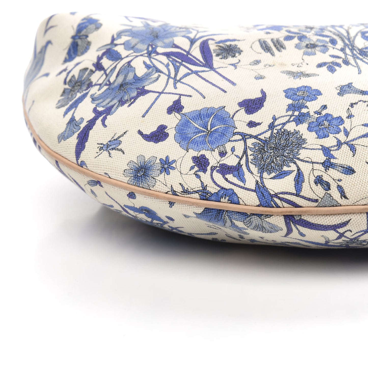 Canvas Flora Floral Large Wave Hobo Blue
