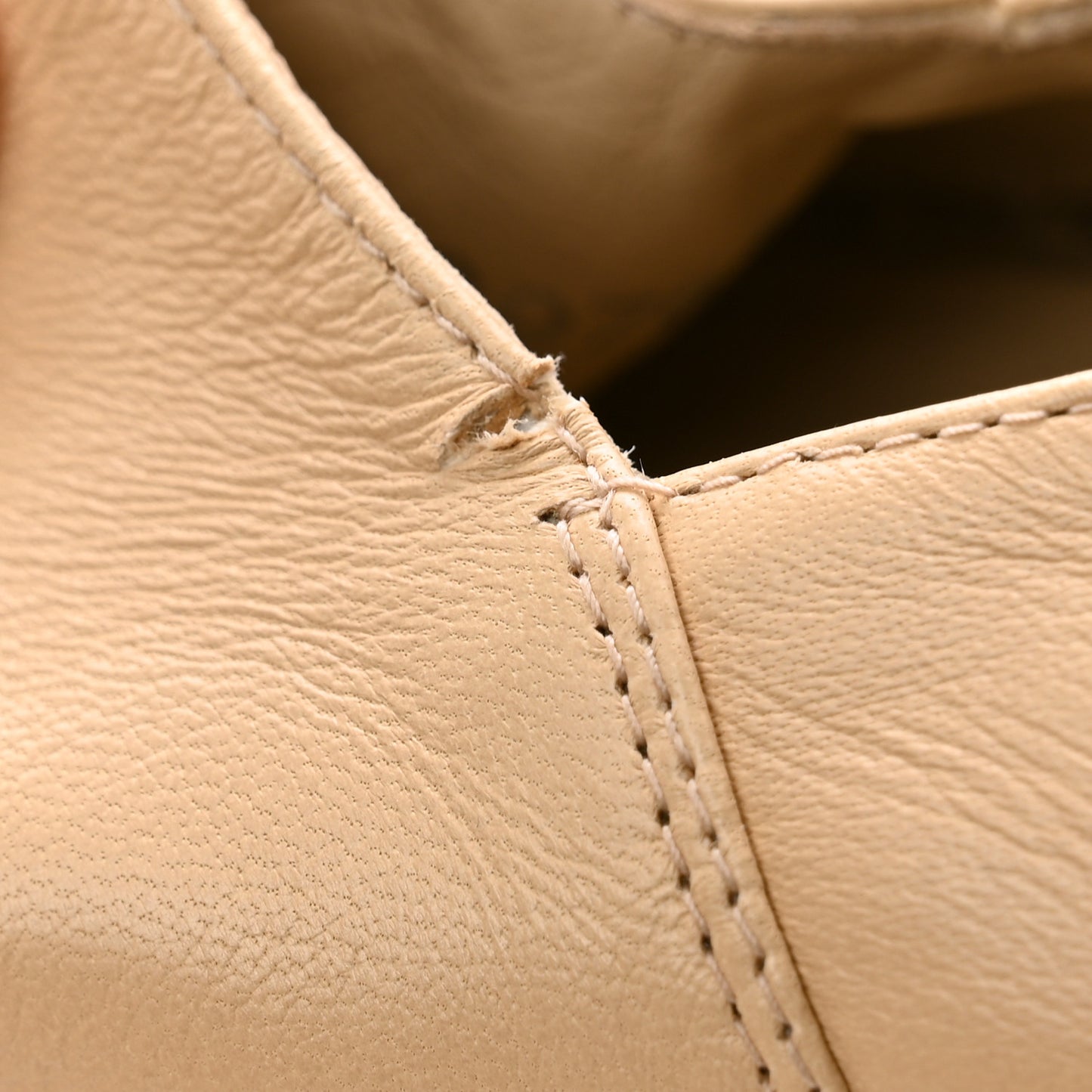 Lambskin CC Espadrilles 40 Beige Black