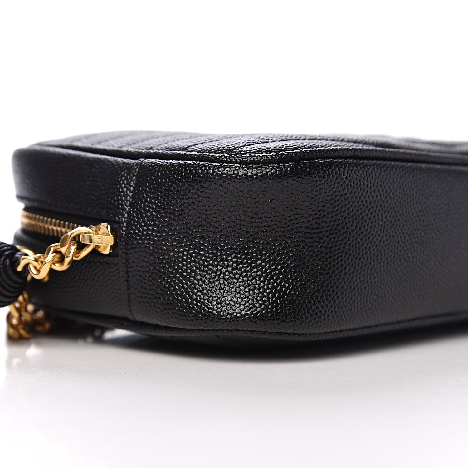 Saint Laurent Grain De Poudre Matelasse Monogram Mini Lou Camera Bag Black 7 of 10