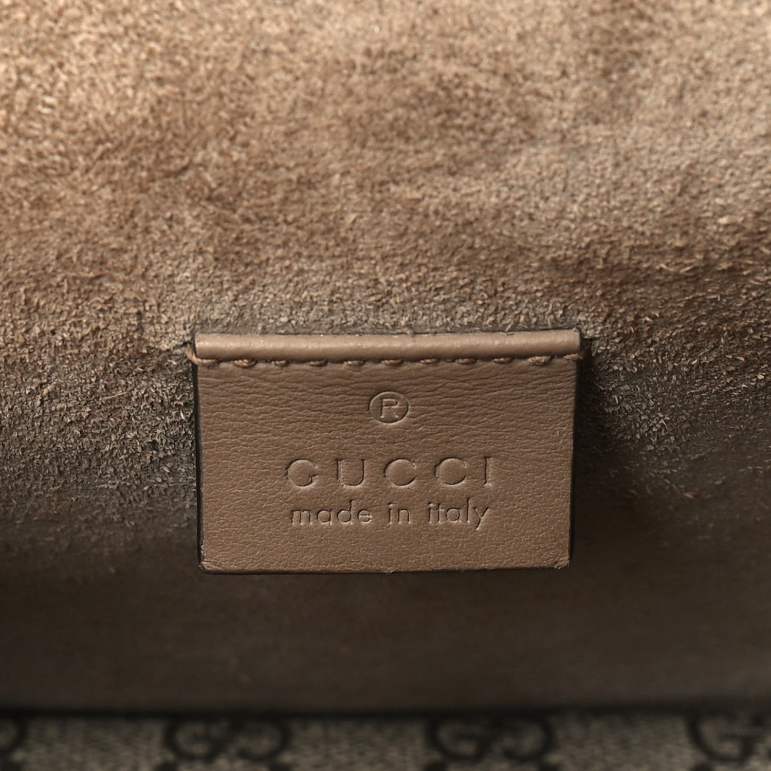 Gucci GG Supreme Monogram Mini Dionysus Shoulder Bag Taupe 6 of 12