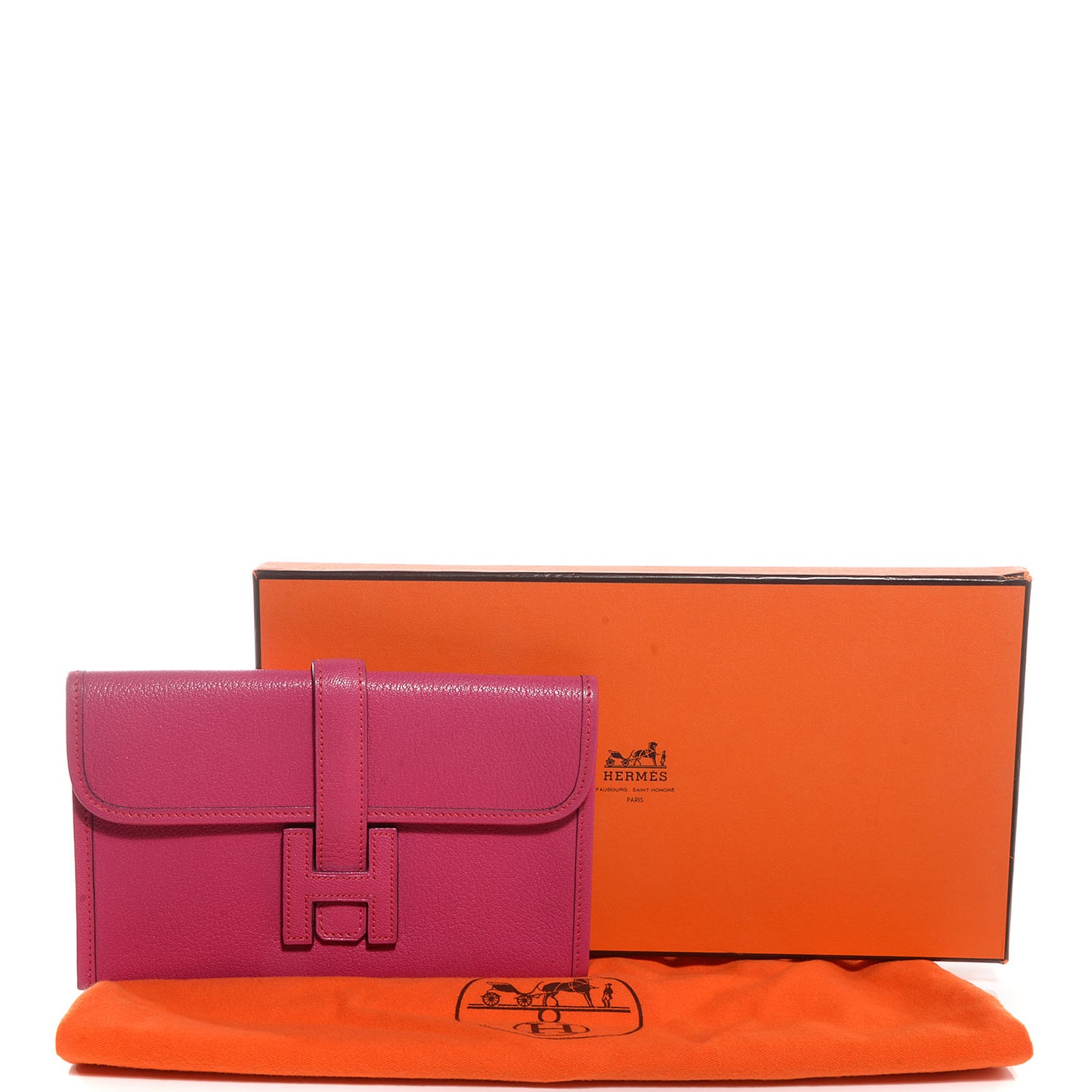 Chèvre Jige Mini 20 Clutch Fuchsia