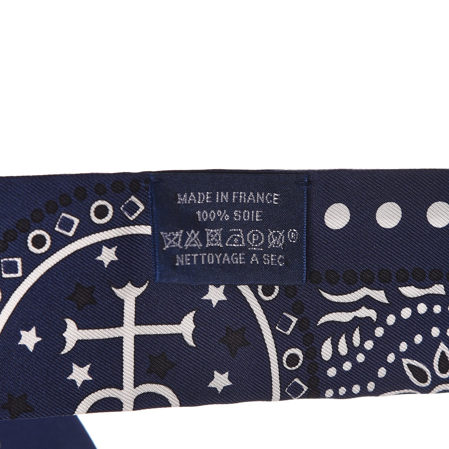 Silk Entre Ciel Et Mer Twilly Marine White Black