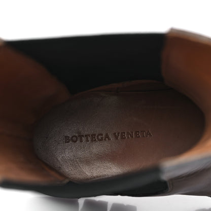 Bottega Veneta Calfskin The Lug Chelsea 55mm Boots 38 Kaki 7 of 9