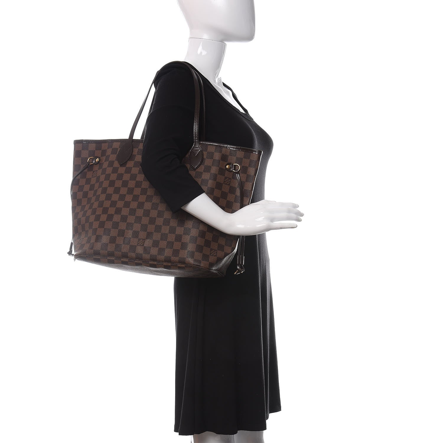 Louis Vuitton Damier Ebene Neverfull MM 2 of 11