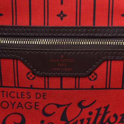 Louis Vuitton Damier Ebene Neverfull MM 6 of 9