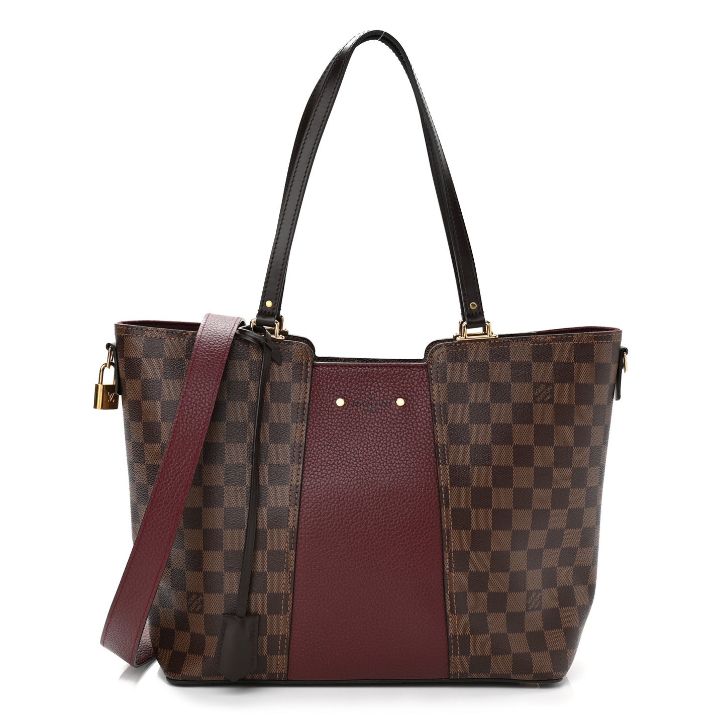 Damier Ebene Taurillon Jersey Bordeaux