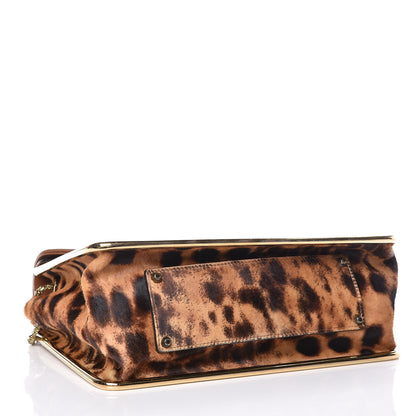 Chloe Calf Hair Leopard Print Medium Sally Flap Bag 4 of 14