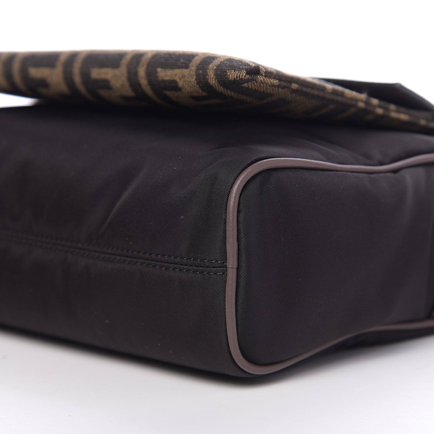 Nylon Fabric Jacquard Chamois FF 1974 East West Messenger Black Nuvola