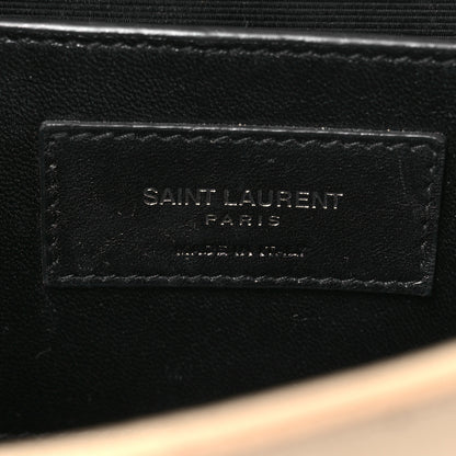 Saint Laurent Grain De Poudre Classic Kate Monogram Clutch Dark Beige 6 of 13