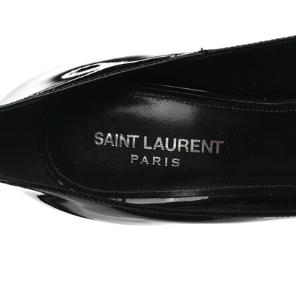 Saint Laurent Patent Opyum 110 Pumps 39 Black Silver 7 of 10