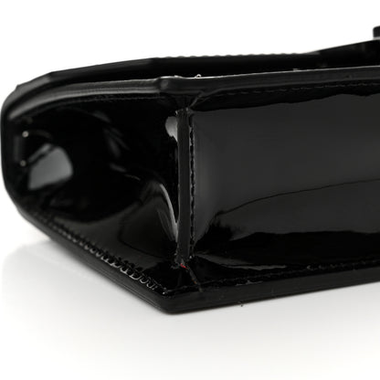 Christian Louboutin Patent Calfskin Mini Elisa Baguette Black 8 of 13