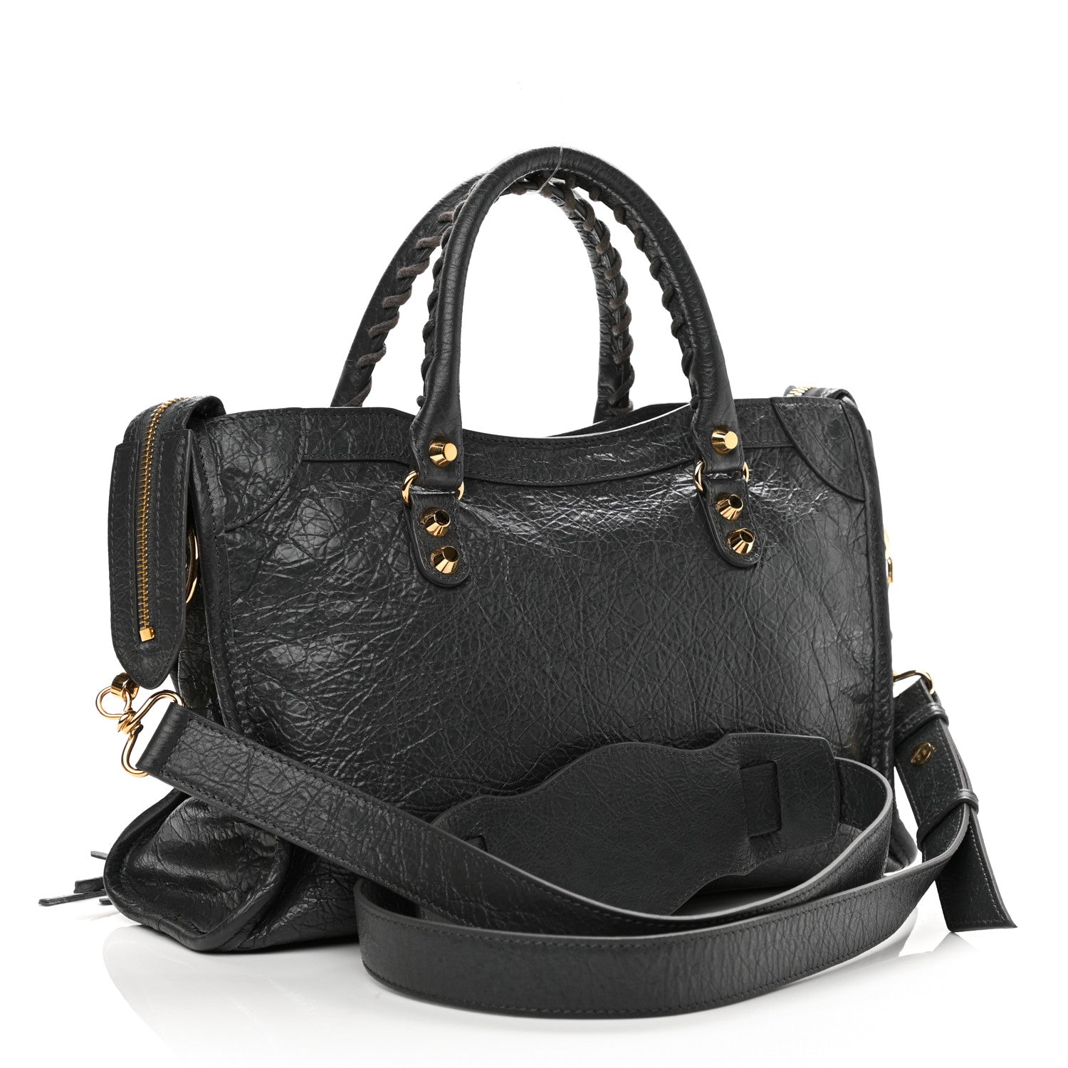 Balenciaga Agneau Classic Gold Hardware S City Gris Fossile 2 of 9