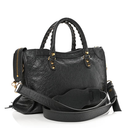 Balenciaga Agneau Classic Gold Hardware S City Gris Fossile 2 of 9