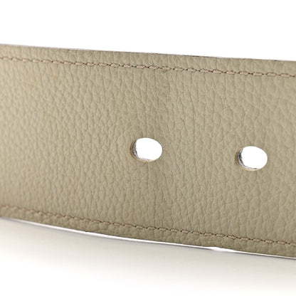 Hermes Box Togo Nathan 40 Belt 85 34 Black Beige Esquisse 7 of 8
