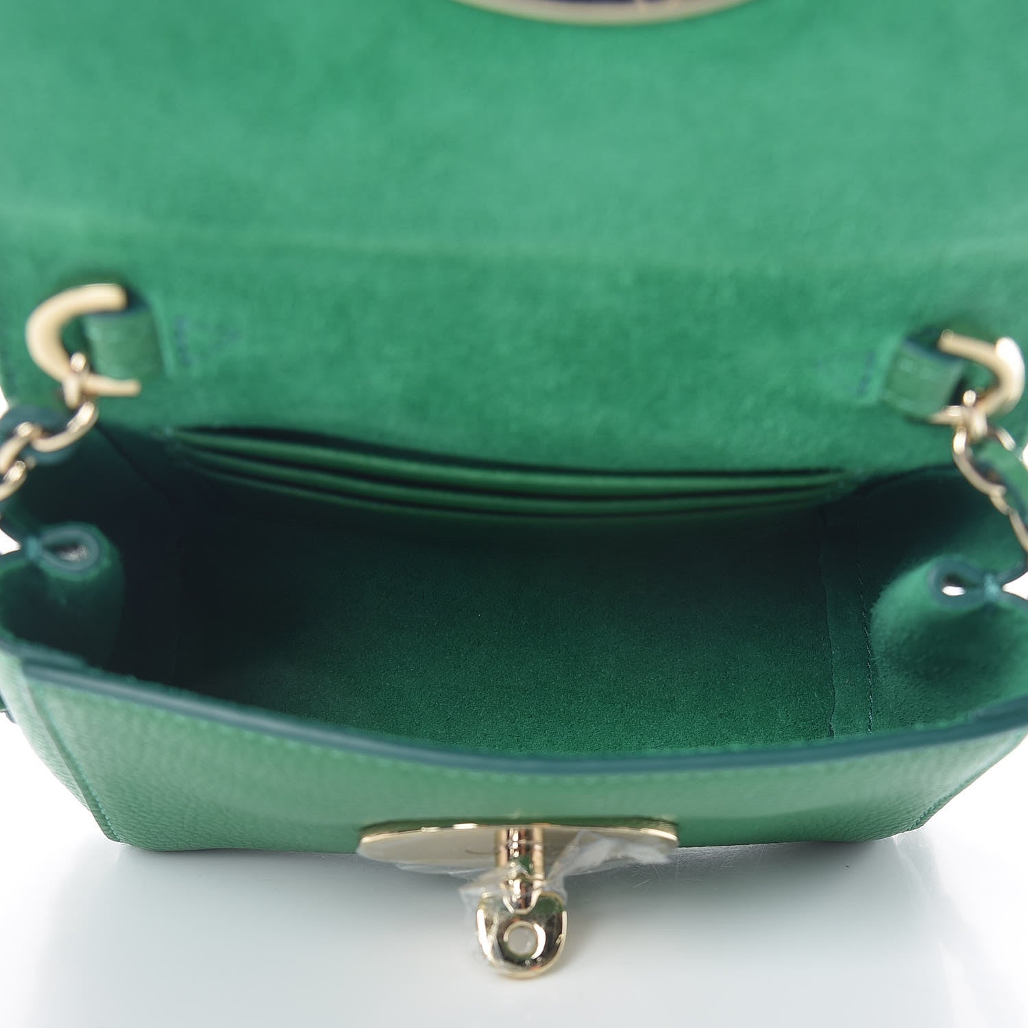 Mulberry Small Classic Grain Calfskin Mini Lily Jungle Green 5 of 11