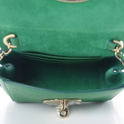 Mulberry Small Classic Grain Calfskin Mini Lily Jungle Green 5 of 11