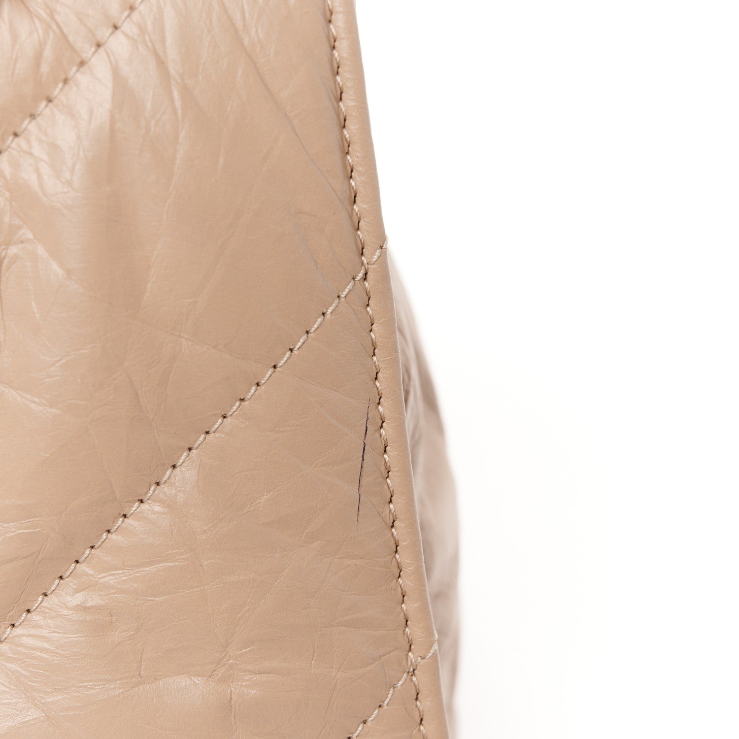 Balenciaga Crushed Calfskin Quilted Medium Crush Chain Bag Nude 10 of 10