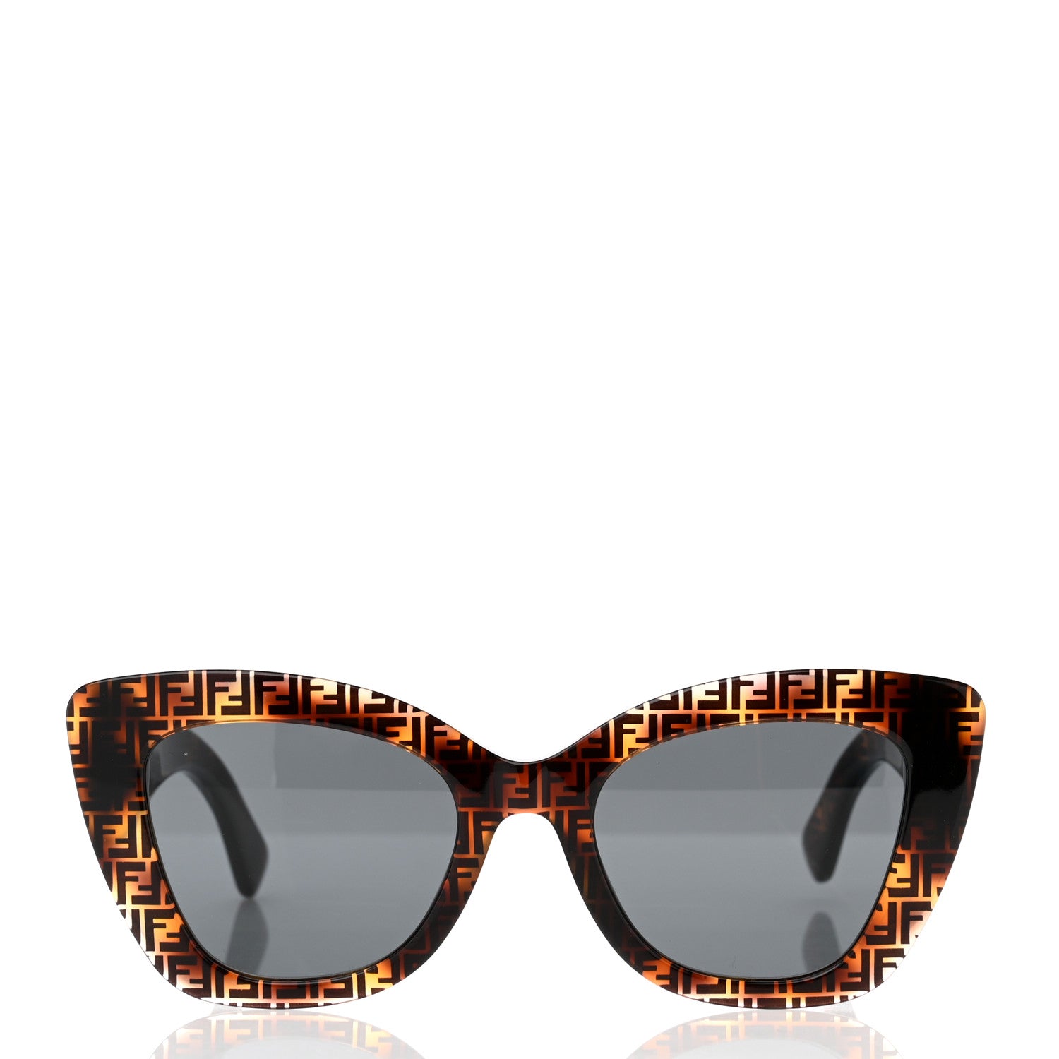 Fendi Acetate F is Fendi FF 51mm Cat Eye Sunglasses 0327/S Tortoise Camouflage 2 of 8