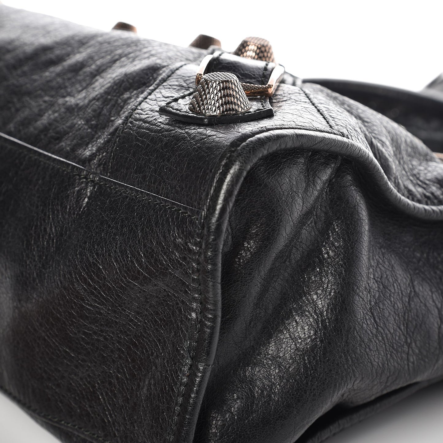 Agneau Giant 21 Rose Gold Hardware City Black