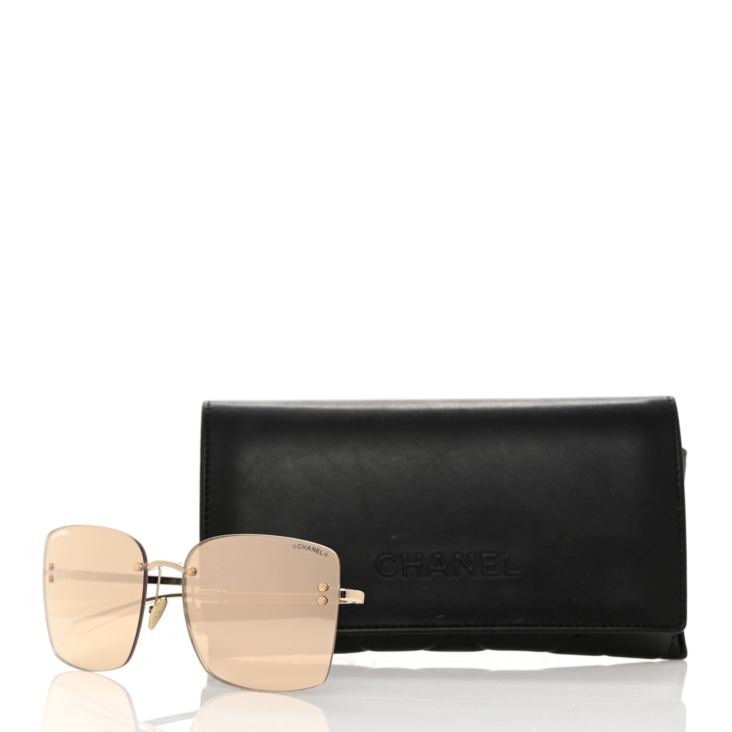 Metal Square Sunglasses 71309 Gold