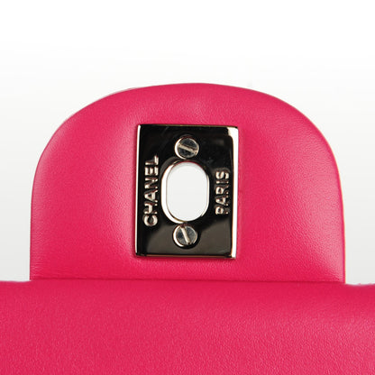 Chanel Patent Quilted Medium Double Flap Fuchsia 7 of 7