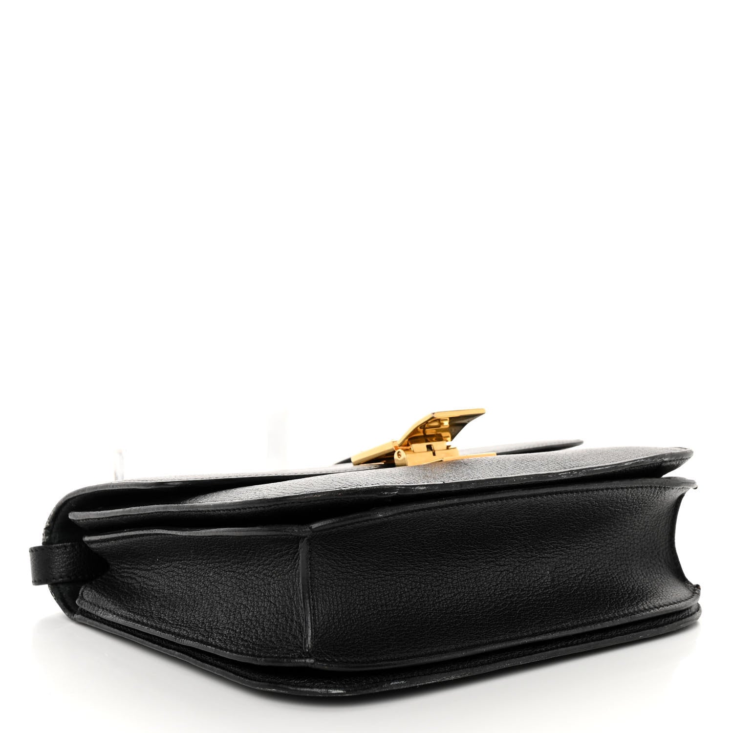 Celine Goatskin Medium Classic Box Flap Bag Black 4 of 14